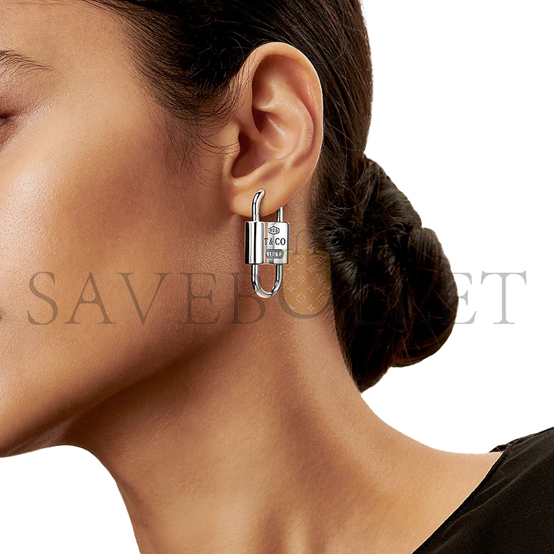 TIFFANY 1837™ LARGE DOUBLE LOCK DROP EARRINGS 73247659